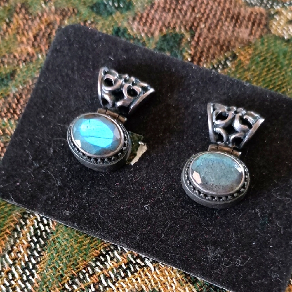 Labradorite Earrings